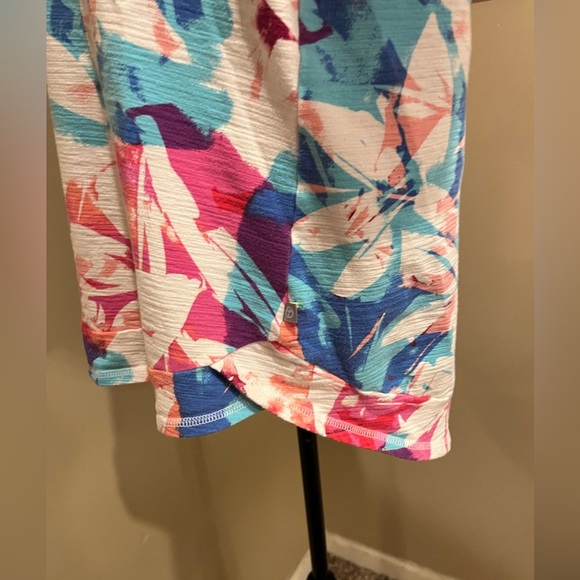 TALBOTS UPF 50+ SLUB TERRY COLORFUL FLORAL SWEATSHIRT, size XL - Picture 4 of 7